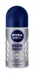 Nivea Antiperspirant Deodorant SILVER PROTECT roll-on meestele 50ml