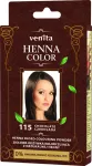 VENITA HENNA 115 &Scaron;OKOLAADIPRUUN, PAKIKESES 25 G
