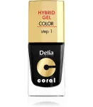 Delia Cosmetics Coral Hybrid Gel k&uuml;&uuml;nelakk nr 26 must 11ml