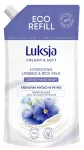 Luksja Creamy & Soft niisutav kreemjas vedelseep lina- ja riisipiimaga 400ml &ndash; varud