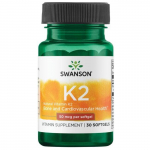 Vitamin K2 - looduslik - 50 mcg - N30 - Swanson