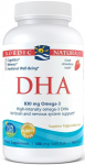 DHA, 830 mg maasika maitsega &ndash; 180 pehmet kapslit &ndash; Nordic Naturals