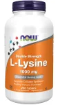 L-l&uuml;siin, 1000 mg &ndash; 250 tabletti &ndash; NOW Foods
