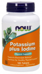 Kaalium ja jood &ndash; 180 tabletti &ndash; NOW Foods