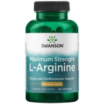 Maximum Strength L-Arginine - Aminohapped - 850 mg - N90 - Swanson
