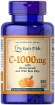 C-1000 bioflavonoidide ja looduslike kibuvitsamarjadega, 1000 mg &ndash; 100 kapslit &ndash; Puritan's Pride