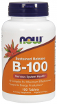Vitamin B-100 Sustained Release - 100 tabs - NOW Foods
