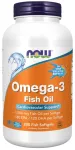 Omega-3 Fish Oil, Molecularly Distilled - 200 fish softgels - NOW Foods