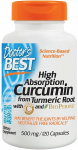 High Absorption Curcumin From Turmeric Root with C3 Complex & BioPerine, 500mg - 120 caps - Doctor's Best