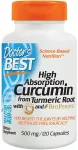 High Absorption Curcumin From Turmeric Root with C3 Complex & BioPerine, 500mg - 120 caps - Doctor's Best