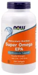 Super Omega EPA Molecularly Distilled - 240 softgels - NOW Foods