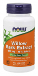 Willow Bark Extract, 400mg - 100 caps - NOW Foods