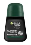 Garnier Men Roll-on deodorant Magnesium Ultra Dry 72h &ndash; pikaajaline kuivkaitse 50 ml