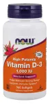 Vitamin D-3, 1000 IU - 360 softgels - NOW Foods