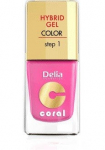 Delia Cosmetics Coral Hybrid Gel Nagų Lakas Nr. 22 Candy Pink 11ml