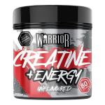 Kreatiin + energia, maitsestamata &ndash; 360 g &ndash; Warrior
