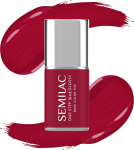SEMILAC One Step Glossy 3in1 Nail Hybrid Lakk S575 Dark Red 7ml