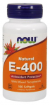 Vitamin E-400 - Natural (Mixed Tocopherols) - 100 softgels - NOW Foods