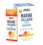 Mere kollageeni pulbripulgad, maasika-limonaadi maitsega &ndash; 10 x 12 g &ndash; Applied Nutrition