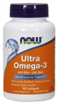 Ultra Omega-3 - 90 softgels - NOW Foods