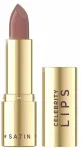EVELINE Celebrity Lips kreemjas huulepulk satiinse efektiga nr 400