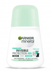Garnier mineraaldeodorant Invisible Protection 48h Fresh Aloe - must, valge, v&auml;rvid 50 ml