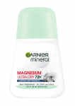 Garnier mineraalne rulldeodorant Magnesium Ultra Dry 72h - kauakestev kuivakaitse 50ml