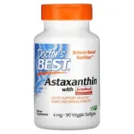 Astaksantiin koos AstaRealiga, 6mg - 90 taimset pehmekapslit - Doctor's Best
