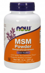 MSM Methylsulphonylmethane, Powder - 227g - NOW Foods