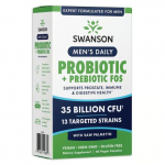 Men's Daily Probiotic + Prebiotic FOS - N60 - Prebiootikumid - Probiootikumid - Vyrams - Swanson