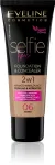 Eveline Selfie Time Foundation 2in1 kattev-niisutav jumestuskreem nr 06 Honey 30ml