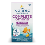 Complete Omega Junior, 283 mg sidruni maitsega &ndash; 90 mini-pehmekapslit &ndash; Nordic Naturals