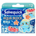 Salvequick Aqua Block Kids Plaastrid 1 pakk - 12 tk.