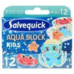 Salvequick Aqua Block Kids Plaastrid 1 pakk - 12 tk.