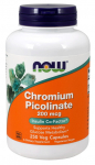 Chromium Picolinate, 200mcg - 250 vcaps - NOW Foods