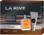 La Rive for Men Heroic Man kinkekomplekt (tualettvesi 100ml + du&scaron;igeel 100ml)