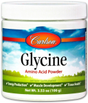 Glycine, Amino Acid Powder - 100g - Carlson Labs