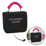 ECARLA Kokkupandav kosmeetikakott - k&auml;epidemega pagasiruum must KS153CZ