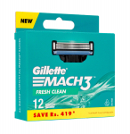 GILLETTE Mach3 asendusparvipadrunid meestele 1 op. - 12 tk.