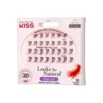 KISS n&auml;eb nii loomulik v&auml;lja Kunstripsmed - Trio Lash 3D 1 pakk.