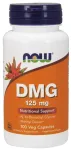 DMG (dimet&uuml;&uuml;lgl&uuml;tsiin), 125 mg - 100 k&ouml;&ouml;giviljakapslit - NOW Foods