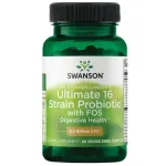 Ultimate 16 Strain Probiotic with FOS - probiootikum - 3,2 miljardit - N60 - Swanson