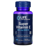 Super-E-vitamiin, 268 mg &ndash; 90 pehmet kapslit &ndash; Life Extension