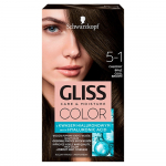 Schwarzkopf Gliss Color V&auml;rviv kreem nr. 5-1 K&uuml;lmpruun 1 tk.