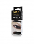 Delia Cosmetics Henna kulmudele kreemjas nr. 1.0 Juoda 1vnt.