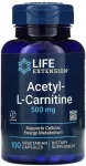 Atset&uuml;&uuml;l-L-karnitiin, 500 mg &ndash; 100 kapslit &ndash; Life Extension