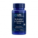 N-atset&uuml;&uuml;l-L-ts&uuml;steiin, 600 mg &ndash; 60 kapslit &ndash; Life Extension