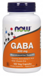 GABA with Vitamin B6, 500mg - 100 vcaps - NOW Foods