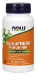 CurcuFRESH kurkumiin, kapslid - 60 taimekapslit - NOW Foods