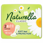 NATURELLA Classic Classic Tavalised sanitaarr&auml;tikud tiibadega 1 op.-10 tk.